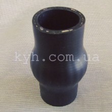 Патрубок радіатора Еталон Е-1,Е-2 /від термостата до трубопроводу /груша/ Індія